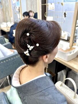 ファースト 祇園本店(first) 【ヘアセットサロンfirst】夜会巻♪