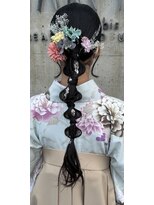 オシャレドロボウ ビス OSHARE DOROBO bis&nbsp;【オシャドロ/京田辺/新田辺】【卒業式】タイトポニー