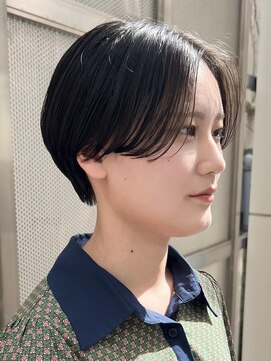 ニコ トウキョウ(nico TOKYO) 20代30代前髪なしショートハンサムショート丸みショートレイヤー