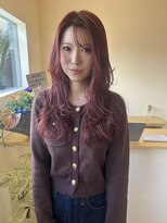 アニモ(animo) ロングレイヤー×大人ピンク