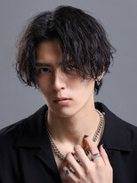 コンフィデンス 新宿3rd(confidence)&nbsp;メンズ波巻きスパイラルパーマロングマッシュパーマ韓国コンマ