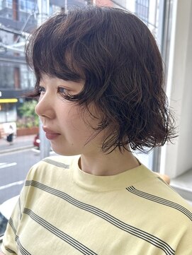 トーカ(tohka) レイヤーボブ/くせ毛風パーマ/ボブパーマ