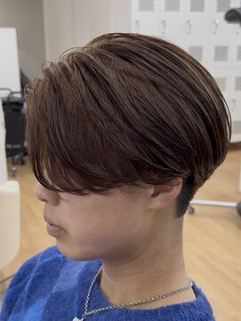 ビカム 名駅(become) 外国人風毛流れセンターパート/外国人風ブラウンカラー