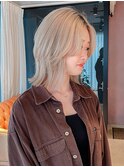 【till_ayaka】ホワイトブロンド+外ハネボブ