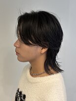 ニアウ 伊勢崎連取店(Niau) MEN’S HAIR/ニュアンスカール/ウルフセンターパート/伊勢崎