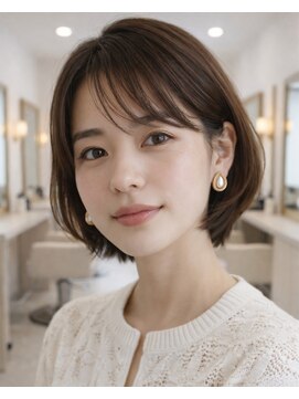 アーツ 調布(arts) ★明るい白髪染め×柔らかショートボブ