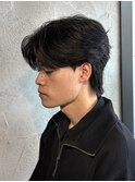 刈り上げセンターパート/波巻きツイストスパイラル/群馬高崎