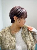 ハンサムショート/丸みショートボブ/20代30代40代50代/顔周り