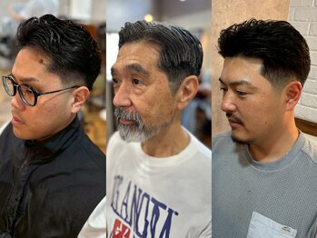 アンカー(ANCHOR)の写真/【スチームシェービング】お顔の印象が明るくなる！清潔感&好感度UP☆当店で男を磨きましょう＜理容室＞