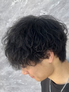 グロップ 町田(GLOP) ナチュラル質感メンズ波巻きパーマ