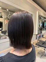 ヘア デザイン リスク(HAIR DESIGN RISK)&nbsp;【飛澤広偉】20代30代40代　外ハネボブ　外ハネ　ショートボブ