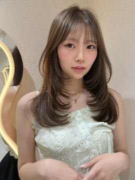 サイン 渋谷(SIGN) 韓国ヘアハッシュカットレイヤーカットブリーチ無し韓国ボブ渋谷