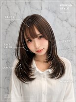 ラビスモア(Lovis moa) 上尾/艶カラー/レイヤーカット/韓国