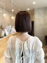 セレイン(serein)&nbsp;透明感ピンクグレージュbob
