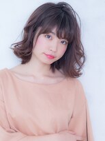 オーブ ヘアー アクネ 長岡京店(AUBE HAIR acne) 無造作ウェーブ♪ゆるふわミディアム