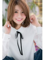 ミック 日暮里店(miq)&nbsp;甘ふわ♪ガーリーミディ・ボブa