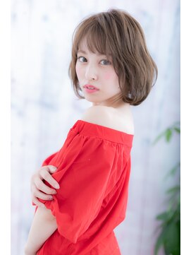ヘアアンドビューティー ミック(Hair & Beauty miq) 簡単スタイリングで小顔見せ◎無造作フレンチボブb