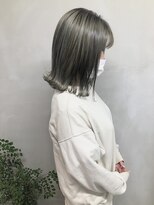 ジーナ 梅田(Zina)&nbsp;大人ボブ_セシルカットココアブラウンフリンジウェーブ03