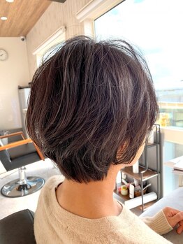 ヘアーデザイン デルタ(Hair Design Delta)の写真/【宇都宮】顔型・骨格・毛流れを見極めて"あなただけ"の似合わせショートを見つけてくれる♪