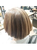 ジプソ(Gypso Hair salon)&nbsp;ハイライト×バルーンボブ