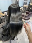 艶々ブルーブラック[町田/町田駅前店/町田店/学割U24/縮毛矯正]