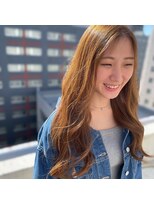 ヘアメイク マルナ 大通店(HAIR MAKE MALUNA) 【MALUNA 嵐】ロング × キャラメルブラウン