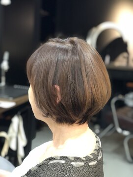 くじら美容室 ショートボブ