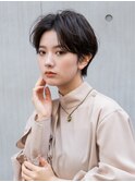 青山 表参道 ショートカット 30代40代 チョコレートブラウン