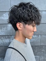 ニアウ 太田店(Niau)&nbsp;メンズマッシュツイストスパイラルパーマニュアンスパーマ