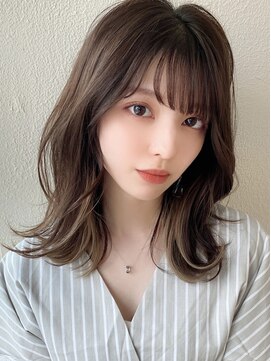 シルクレイ 新宿店(Silk-lei) 大人かわいい似合わせカット/インナーカラー/こなれミディ/新宿