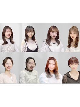 女性ならではの細やかなセンスと技術で,絶妙な抜け感を演出［髪質改善/大宮/韓国／顔周り/レイヤーカット］