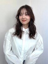 アンバー 池袋(amber)&nbsp;ニュアンスパーマ/オリーブベージュ/レイヤーカット[池袋駅]