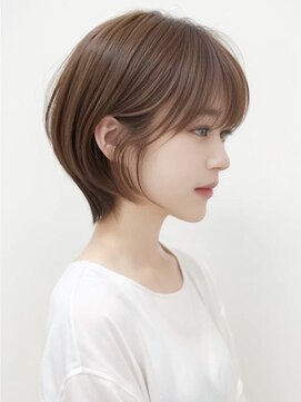 ワンマイル 八潮店(one mile) ショートカット＊透明感ブラウンカラー【onemile八潮店】