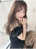 ロングヘアでひし形 好印象◎小顔ゆるふわ無造作カール/era加藤