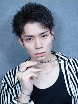 アイトーキョー 渋谷(AI TOKYO) アッシュブラックフェザーショート