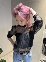 天神美容室 ビビットピンク