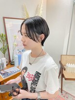 ヘアー アイス カンナ(HAIR ICI Canna)&nbsp;小顔似合わせカット20代30代透明感暗髪ショートボブハンサム