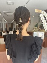 covo/金沢駅/ヘアセット/あみ下ろし