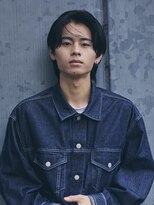 エス ヘアサロン キタハマ(S kitahama)&nbsp;センターパートメンズマッシュウルフ