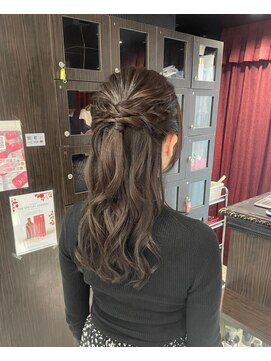プライズ 錦糸町北口店(prize) ハーフアップアレンジ【錦糸町北口】ayaka