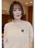 ショートレイヤーボブ顔周りレイヤー10代20代30代40代