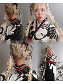 袴の着付けヘアアレンジ☆ポニーテールリング成人式卒業式着物