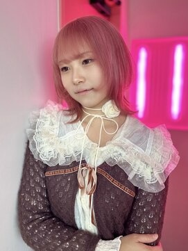 ダズリングディア(Dazzling Deer) ピンク/顔まわりレイヤー/ピンクパープル/イメチェン