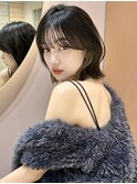ブリーチなしダブルカラー/韓国ボブ/縮毛矯正/髪質改善/学割U24