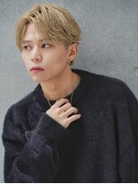 アンサー 渋谷(ANSWER)&nbsp;センターパートニュアンスパーマナチュラル縮毛矯正毛流れ韓国