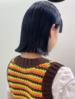 デート 下北沢(DATE) 下北沢タッセルボブデザインカラー切りっぱなしボブミディアム◆