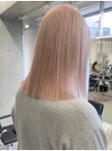 ミルクティーベージュダブルカラーハイトーンカラーレイヤー韓国