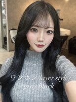 マーシュ 梅田(marshu)&nbsp;吉岡Style/上品で可愛いヘア/ワンホン/落ちる黒染めor透け感暗髪