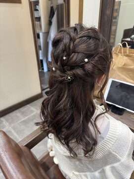 お呼ばれヘアセット