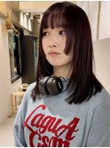 【YOKE】ワインレッドチェリーオレンジピンクマロンベージュボブ